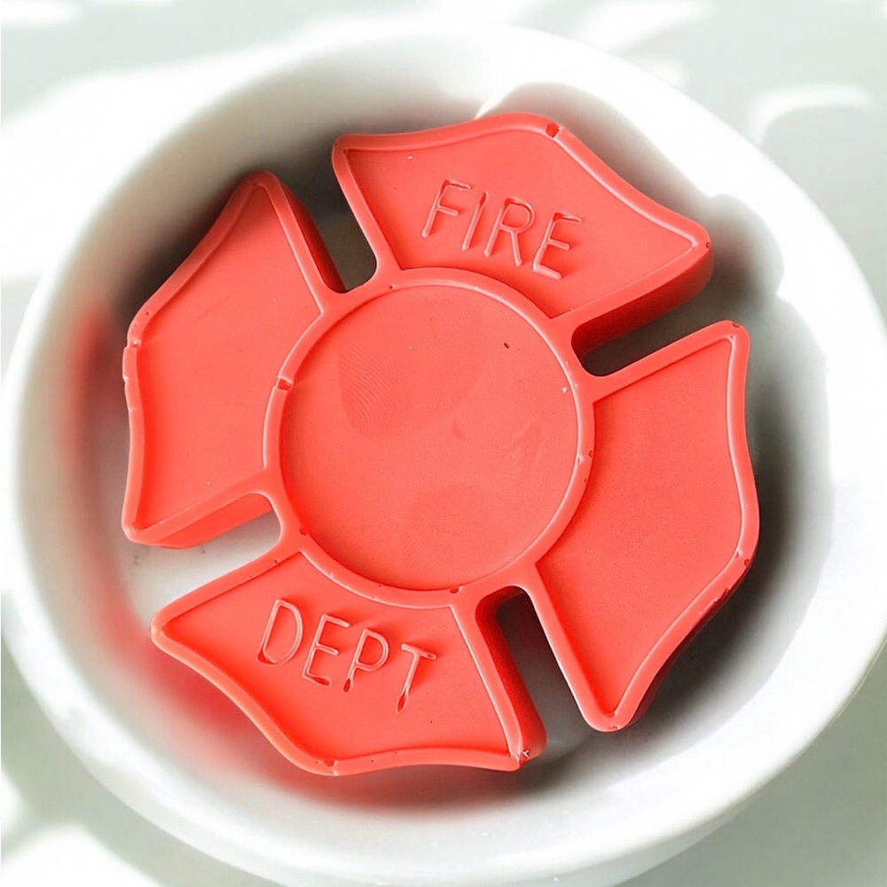 Versaceee soap Fire Dept 4x4in 8oz shea butter goat milk based